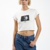 Dark Lily Mini Tee - Heritage White