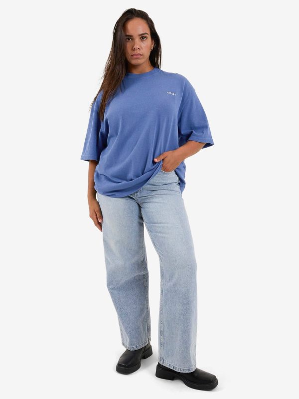 Spectral Oversized Tee - Vintage Royal Blue - Image 7
