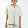 Eliza Denim Shirt - Bone